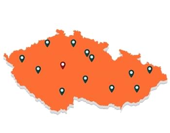 mapa ČR